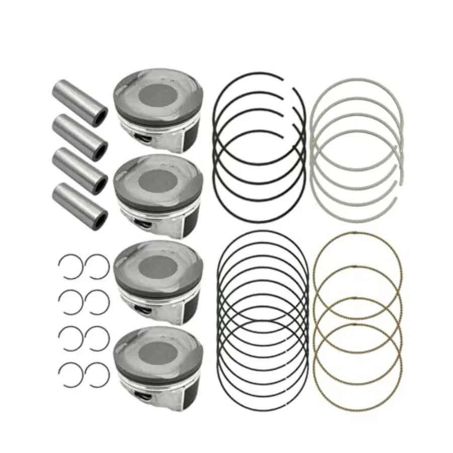 مكبس المحرك القياسي والدبوس وحلقة المفاجئة مناسبة لتويوتا ماتريكس كورولا كامري سولارا RAV4 لـ Scion xB tC 2.4L 20072013 9761