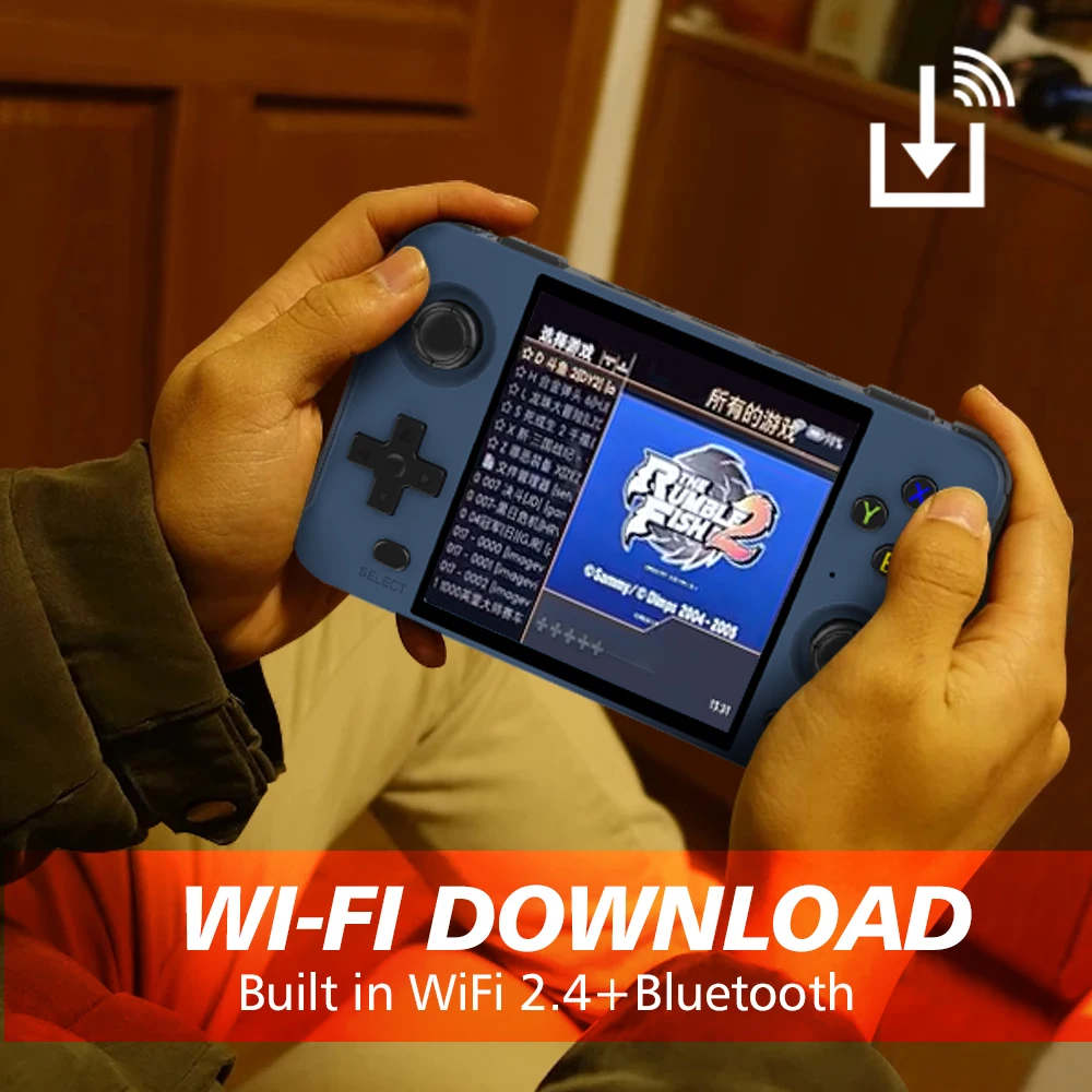 وحدة تحكم ألعاب فيديو محمولة ريترو ، نظام لينوكس ، مشغل جيب محمول ، RG40XX H ، من من نوع RG40XX x ، شاشة Ips 4 بوصة ، واي فاي ، RK3566 #6