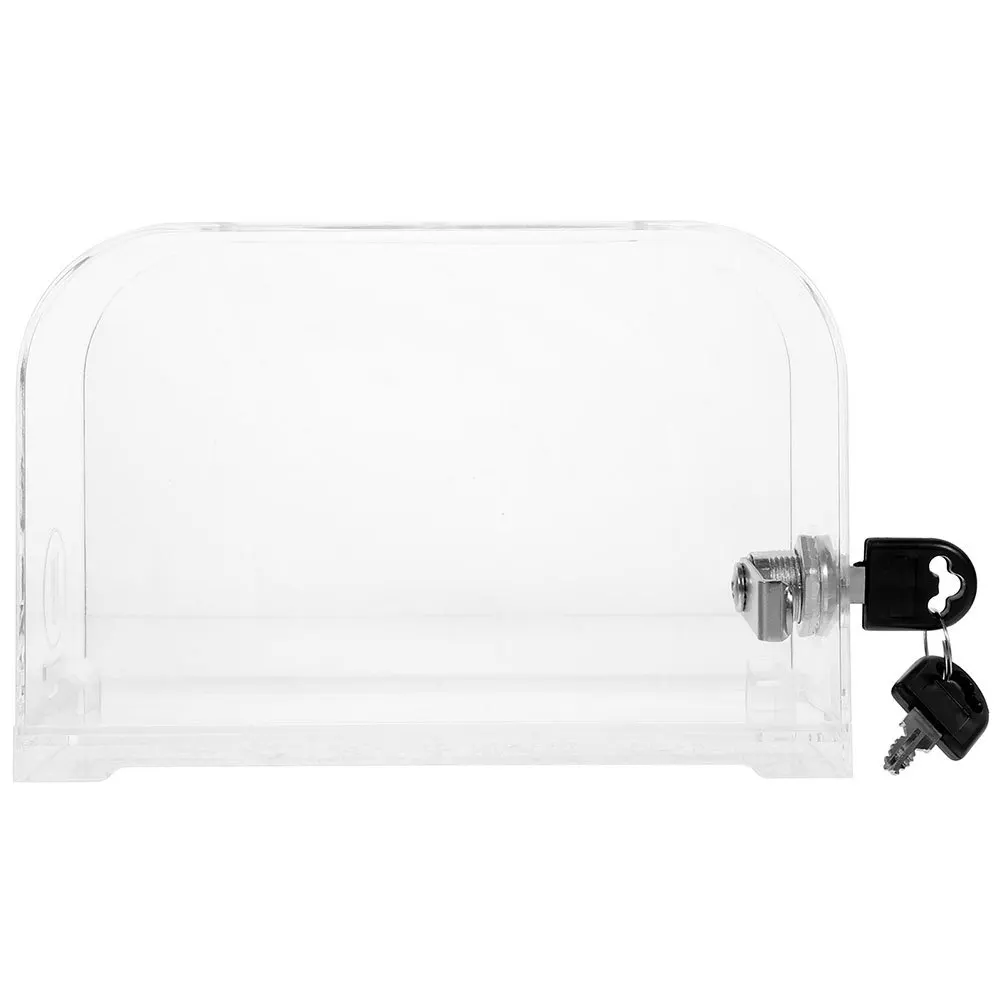 

Clear Card Organizer Box Multi-Function Business Card Storage Case for Office Event Exhibition Use Donation Box
