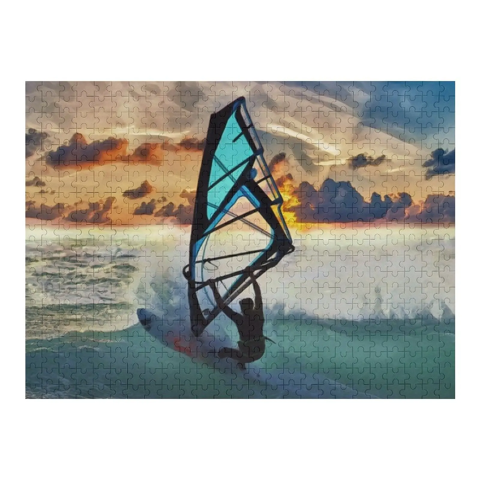 

Волна парусная головоломка, аксессуары для диорамы, кусочки головоломки для взрослых, деревянное имя на заказ, деревянные композиции для детей, головоломка