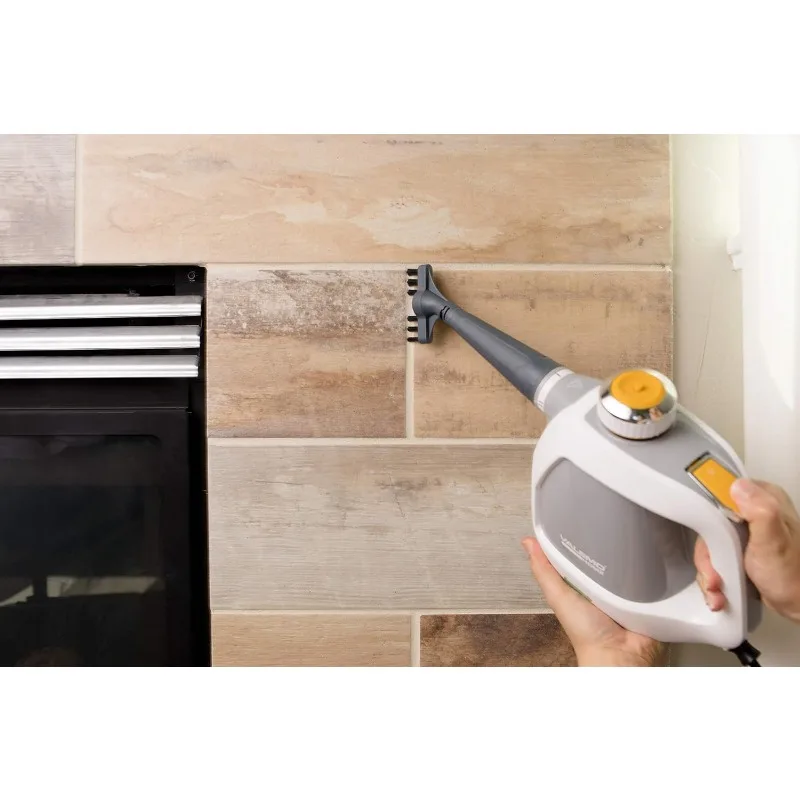 VH-ST10 Pressurized Handheld Steam Cleaner, Portable Steamer with 12 pcs Accessories for Multi-purpose Cleaning and Sanitizing