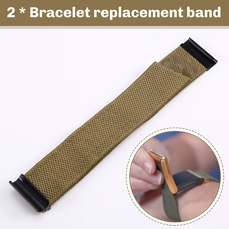 2PCS Fitness Tracking Strap Band Replacement For Whoop 4.0 And Whoop 3.0 Adjustable Breathable Band