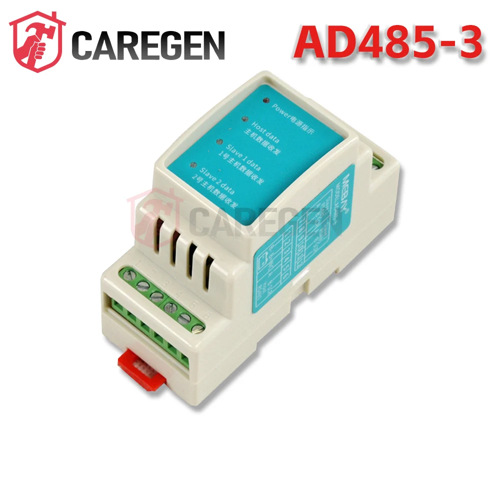 Mebay AD485-3 Extension Module RS485 Interface Facilitates RTU Protocol Monitoring and Data Collection Makeup CAREGEN