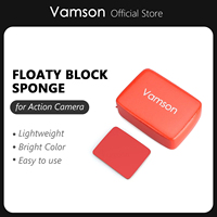 Vamson for GoPro8 7 6 Accessories Floaty Block Sponge with Sticker Adhesive For GoPro Hero5 4 3+2 1 for yi 4K for SJCAM VP602