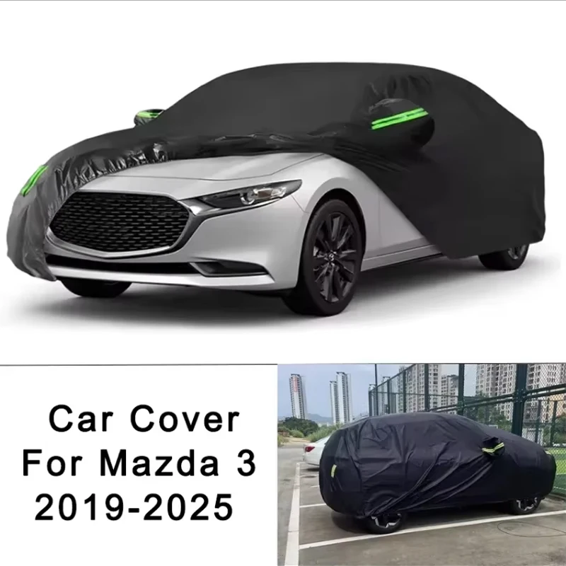

Полные чехлы для автомобиля, изготовленные на заказ для Mazda 3 Axela 2019-2025, водонепроницаемые, всепогодные, для защиты от дождя, снега и солнца, для использования на улице