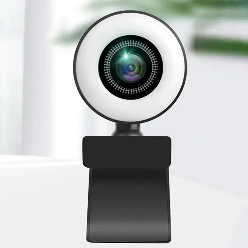 Shooting Full HD Webcam Webcam 1080P Mini Camera USB Live Broadcast For Youtube PC Laptop Video With Ring Fill Light Microphone