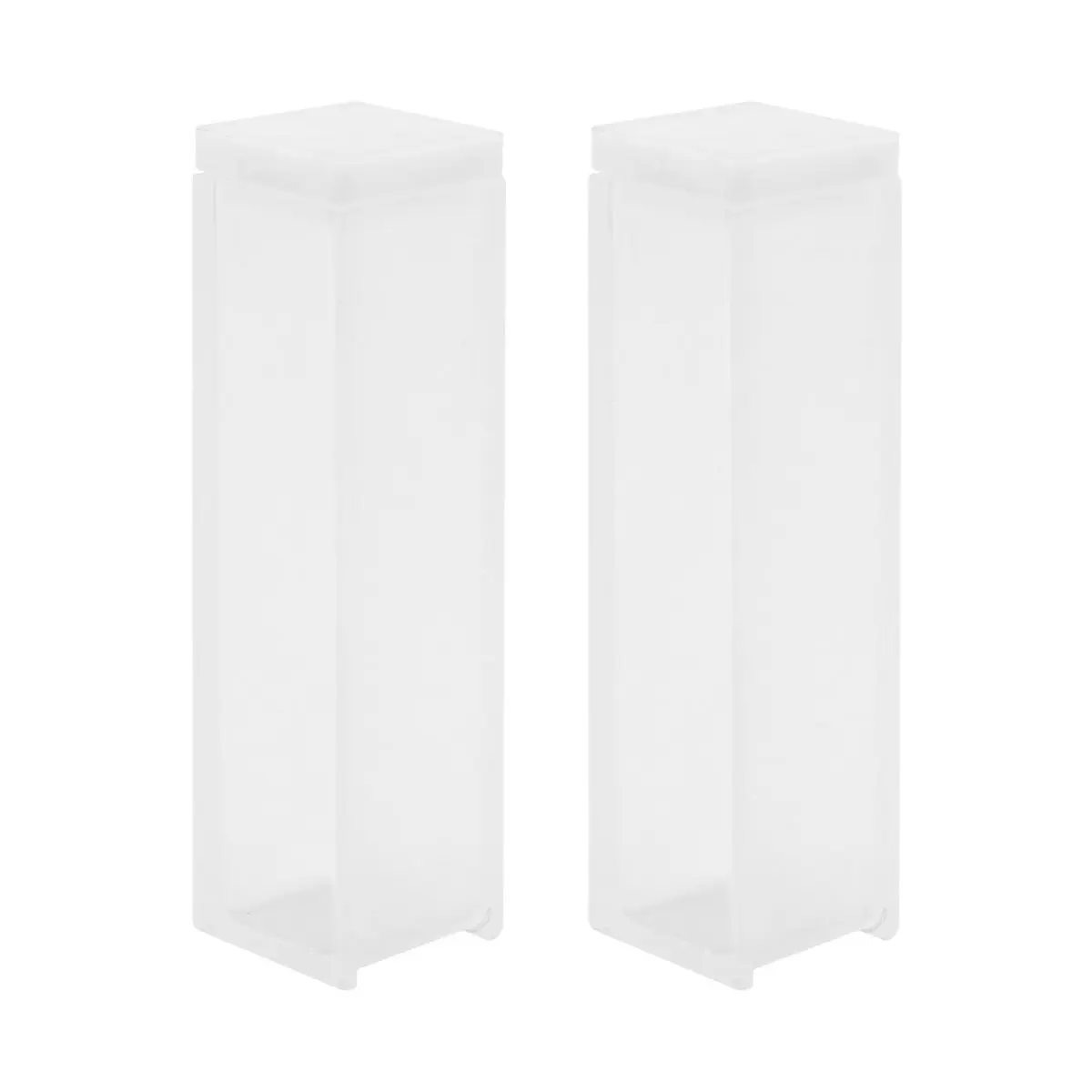 HITL Quartz Cuvette,Spectrophotometer Cuvettes 10 mm Path Length, 45mm Height, 3.5 ML Capacity - 2 PCS