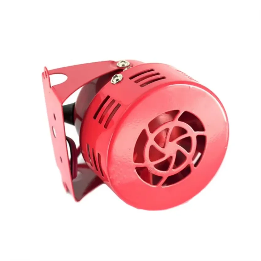 12v Mini 110dB Red Air Raid Siren Horn Speaker Alarm Car Truck Sound Electric Motor Driven compressed air horn Loudly Siren Horn