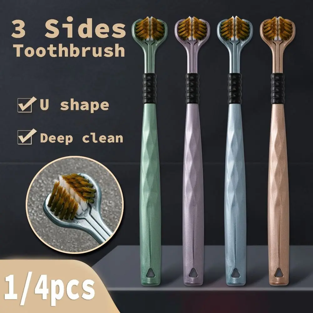 New Complete Toothbrush Soft Bristle Coating Cleaning Cleaning Brush Convenient for Daily Use Tooth Care for Teething Cleaning