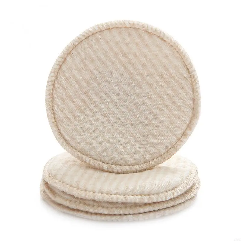 4pcs Reusable Nursing Breast Pads Washable Soft Absorbent Baby Breastfeeding Breast Cotton Pads for Pregnant Women - Image 6