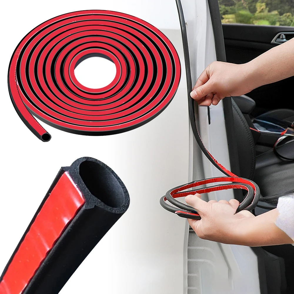 D شكل 5 متر مانع تسرب للباب السير الوقائي المطاط عازل للصوت سيارة سدادة ل VW Volkswagen T4 T5 T6 الناقل Campervan كاليفورنيا #3