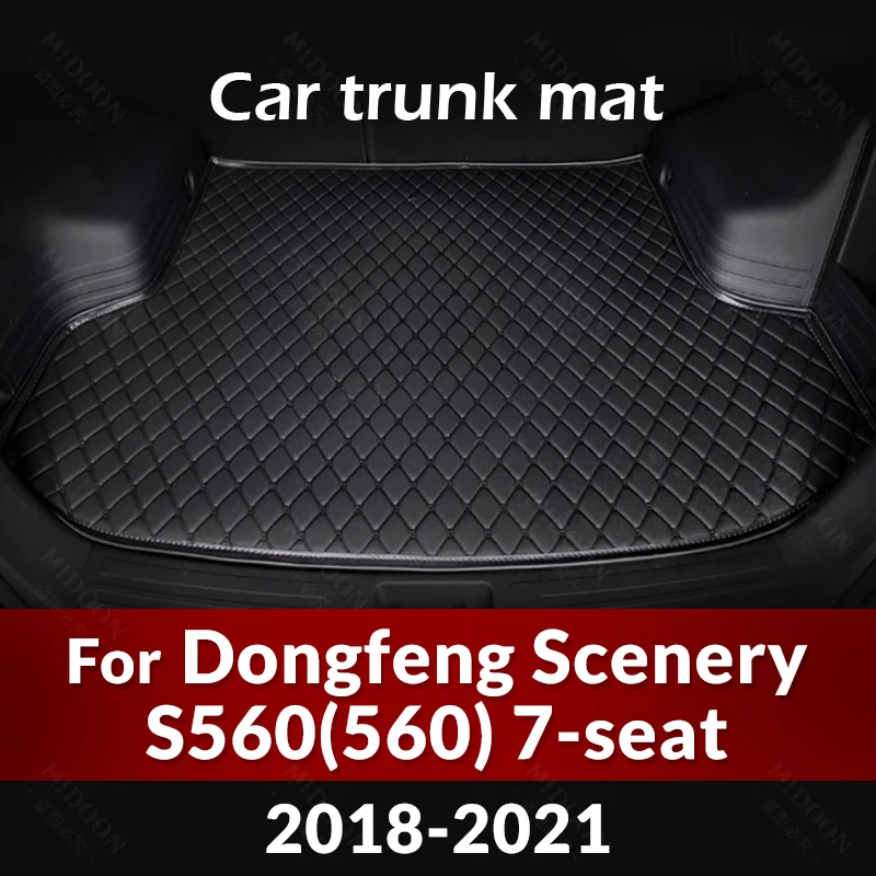 

Car Trunk Mat For Dongfeng Scenery S560(560) 7-Seat 2018 2019 2020 2021 Custom Car Accessories Auto Interior Decoration