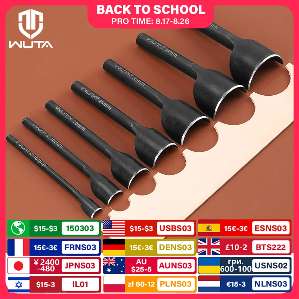 Leather Punch Revolving - WUTA Basic Series 5-11 Pcs Leather