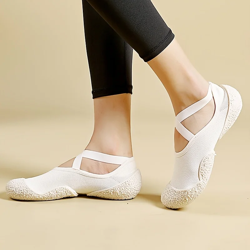 Women's All-Knit Yoga Pilates Shoes - Prioritizing Skin - Friendliness and Breathability