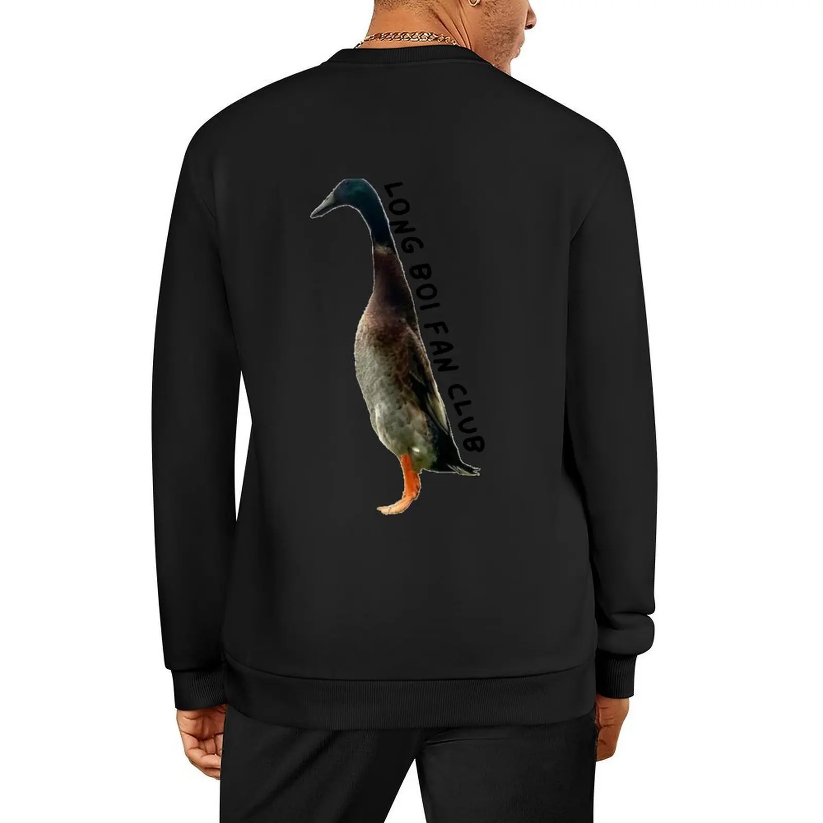 

Long Boi Fan Club Duck Pullover anime clothes tracksuits men's clothes clothes for men pullover