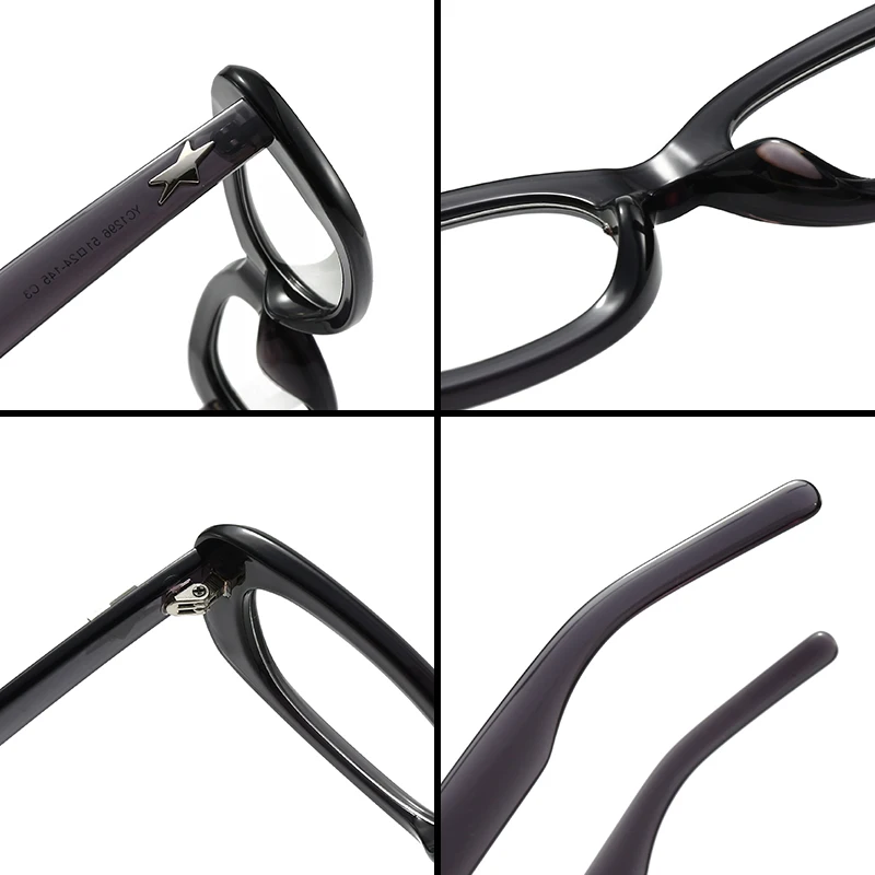 KAROS Cat Eye Prescription Glasses for Women Focus Progressive Lenses for Reading & Distance Ultra Light Frame