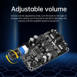 XH-A415 DC12-24V krachtige verstelbare audioversterkerkaart TPA3118D2 ondersteunt Bluetooth 5.0 high-definition 50W + 50W