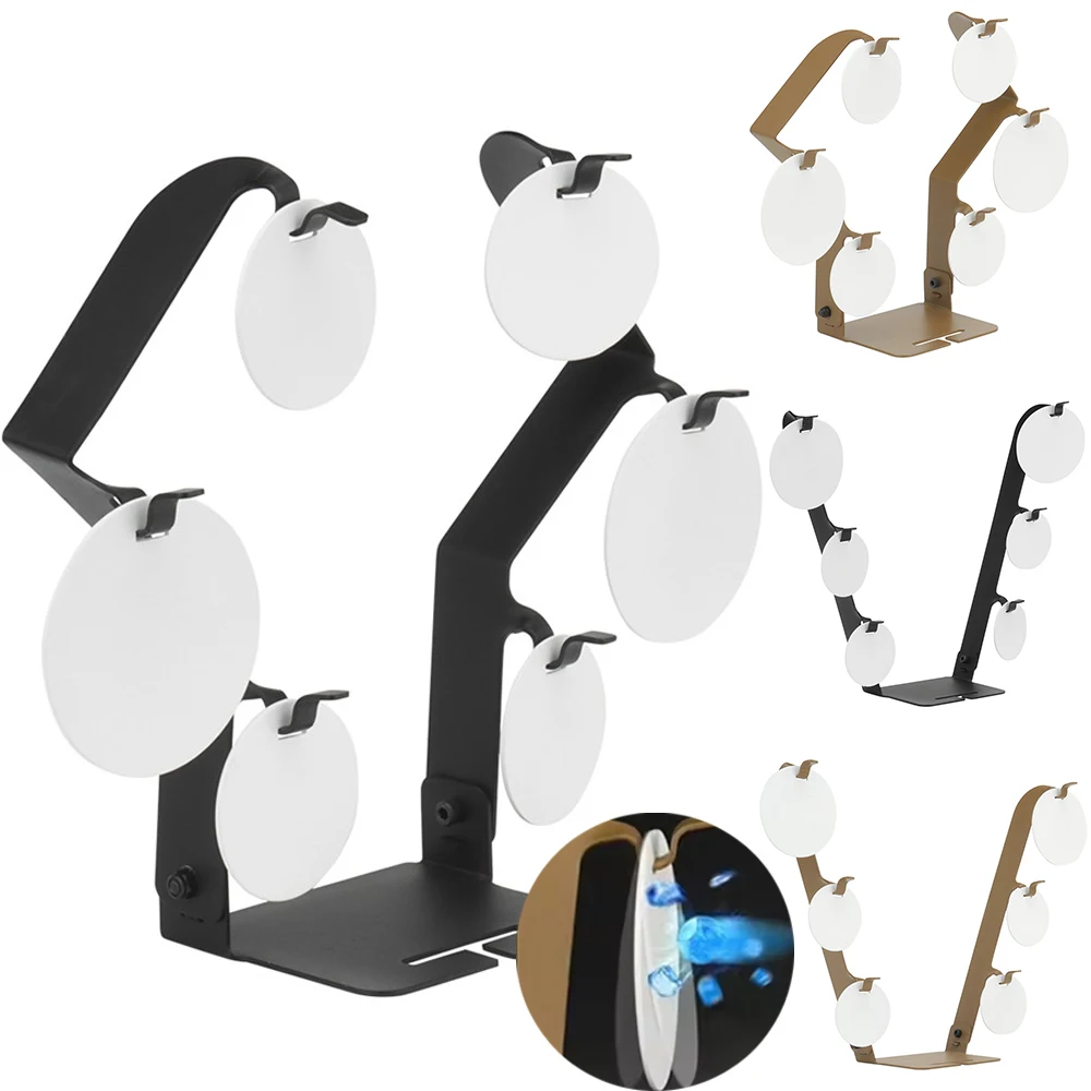 Tactical Shooting Target Metal Target Stand with Hanger Plate for Paintball Airsoft Pistol BB Gun Air Rifle Training Targets