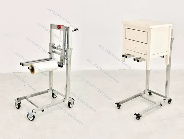 Folding Retractable Trolley，Handling Stacker Forklift Lift Portable ，Loading Artifact Lifting Bearing 60Kg Adjustable Hand Cart