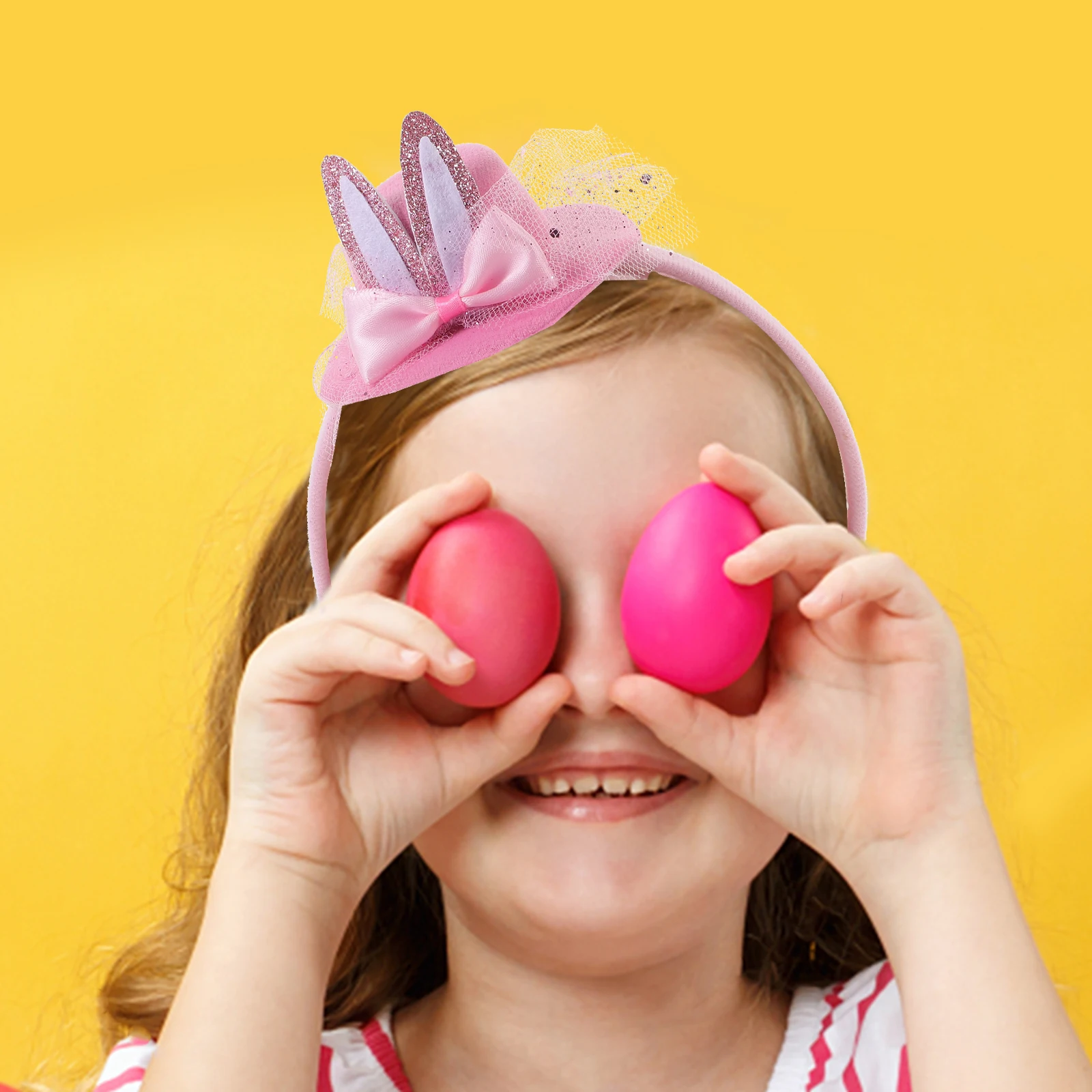 

Bunny Headband Has Rabbits Ear Decoration Amusement Party Headwear Headgear Ears Cosplay Hairband Felt Child Dress up