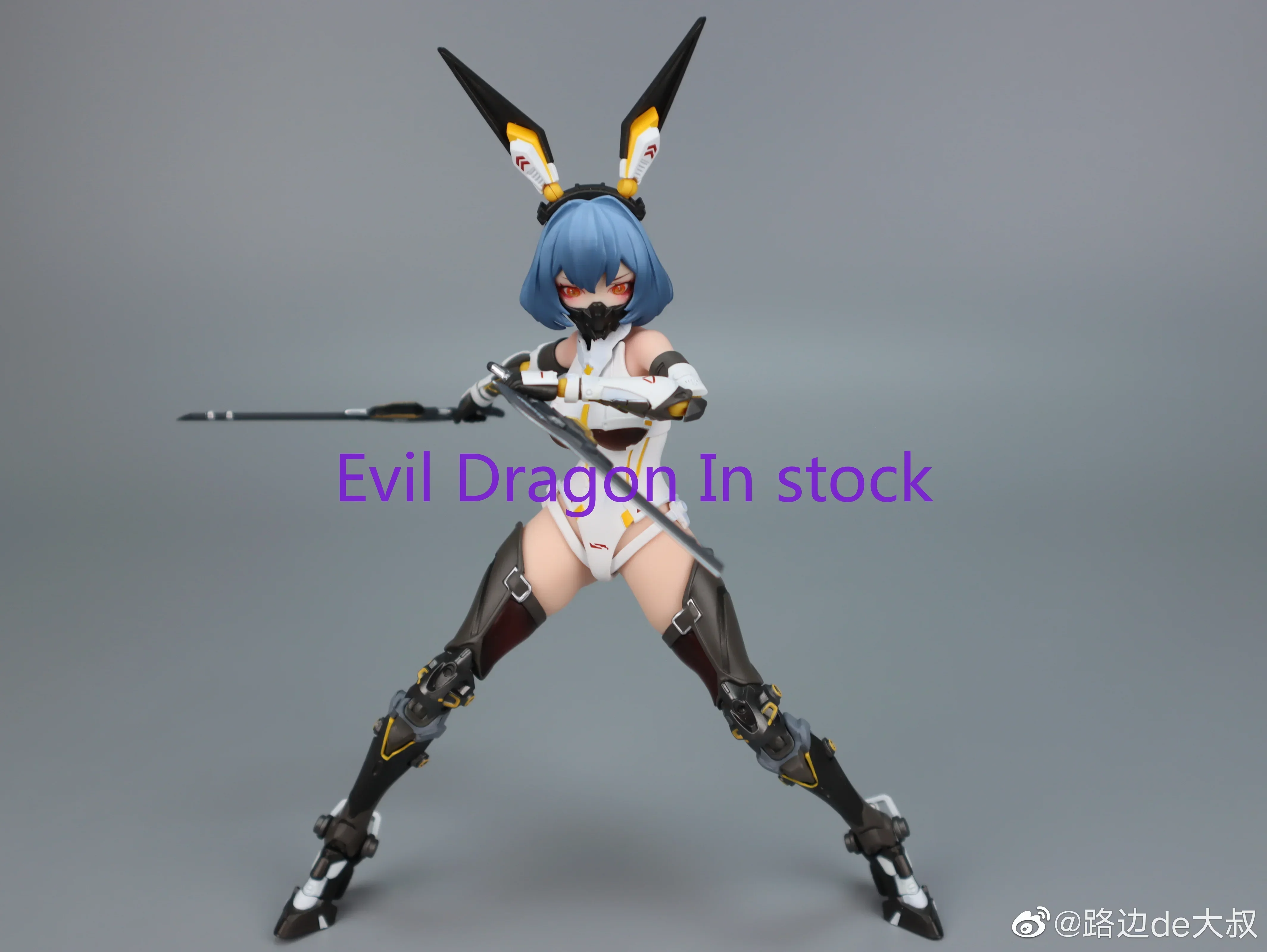 

【IN STOCK】NEW Nuclear Gold Reconstruction Whisky Sour Bunny Girl 1/9 Metal PVC Mobile Suit Girl Action Figure With Box