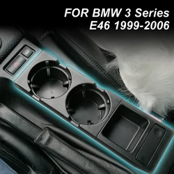 For Bmw 3 Series E46 323i 318I 320I 98-06 51168217953 Car Center Console Water Cup Holder Beverage Bottle Holder Coin Tray