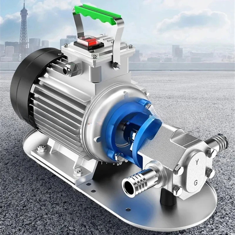 JG-30 Self Suction Gear Food Grade Stainless Steel Hydraulic Oil Pump 380W 220V/380V 30L/Min 30M