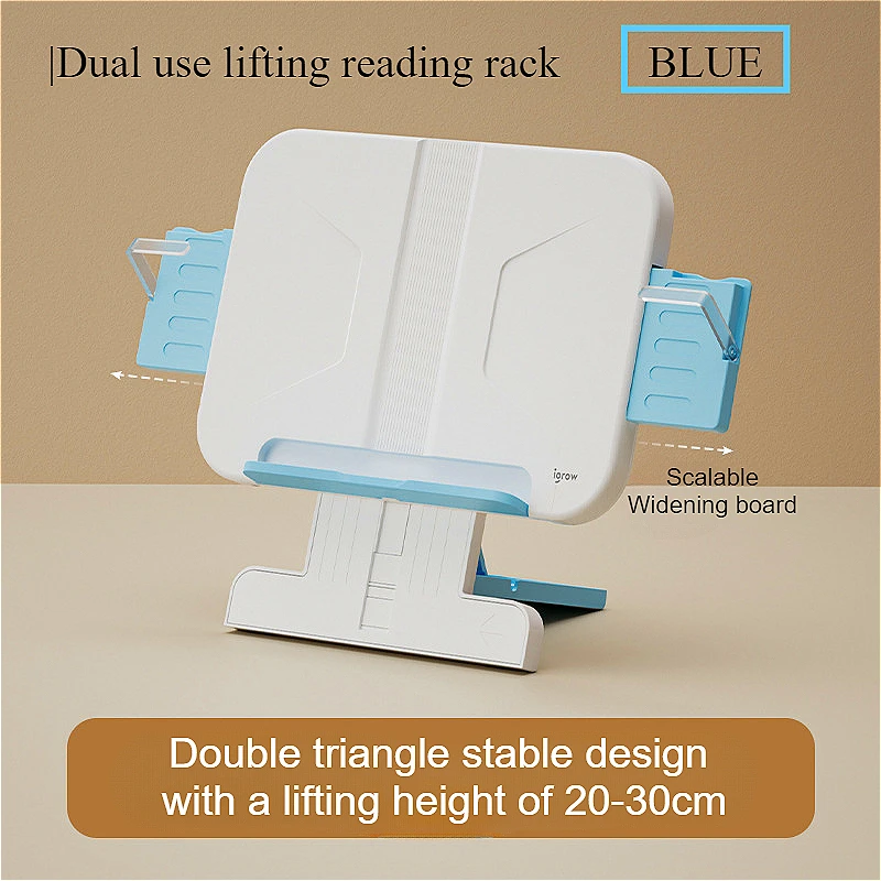 

Desktop Reading Stand Writing Book Holder Stand Student Bookshelf Extendable Book Stand Can Fix Books