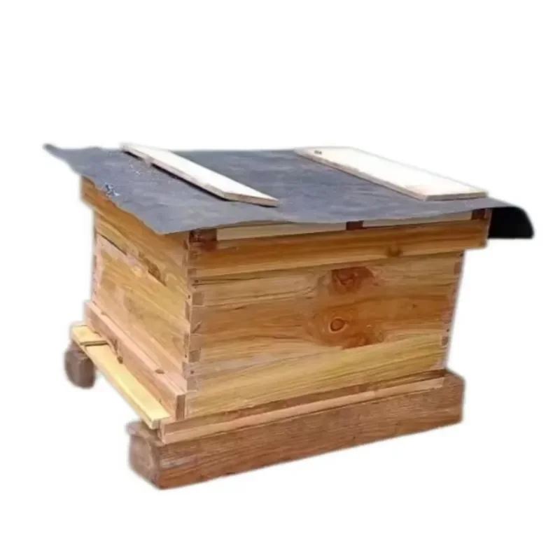 Premium Wax Coated Beehive Box Kit Includes Deep and Medium Supers for Honey Production