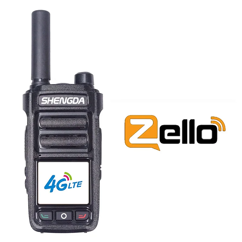 トランシーバー SD-T72 4G POC 5000KM Bluetooth GPS SOS LCDディスプレイ ワイヤレスリンク 干渉防止 高音質出力