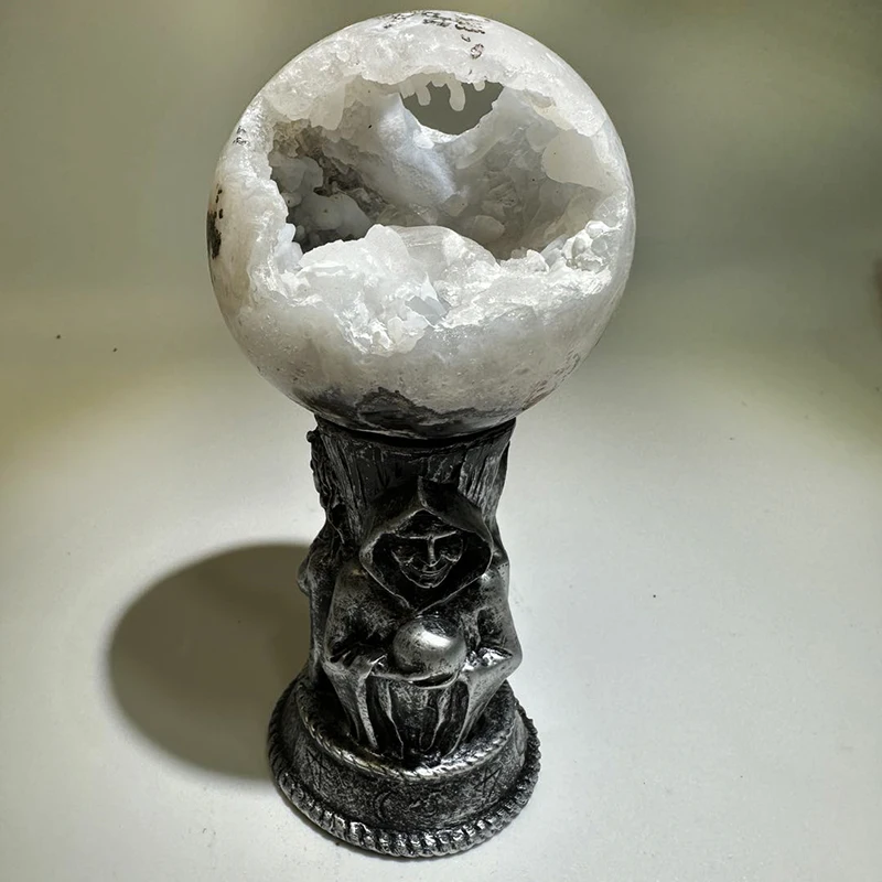 Wholesale Natural Crystal ball and Quartz Sphere With Geode Cluster Crystal Agate Ball Crafts for home decoration