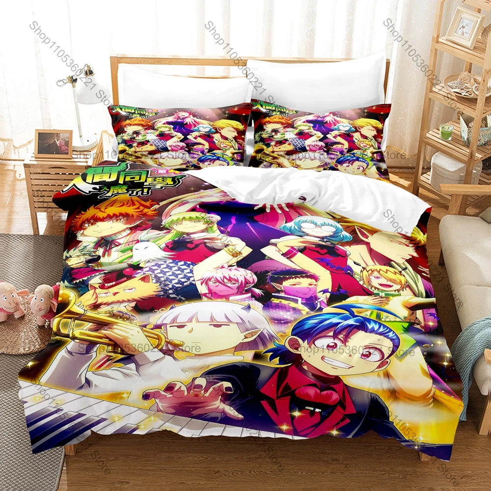 Welcome to Demon School Iruma-kun Bedding Set Duvet Cover + 2 Pillowcases Demon Fantasy Anime Bedroom Decor Cool 2026
