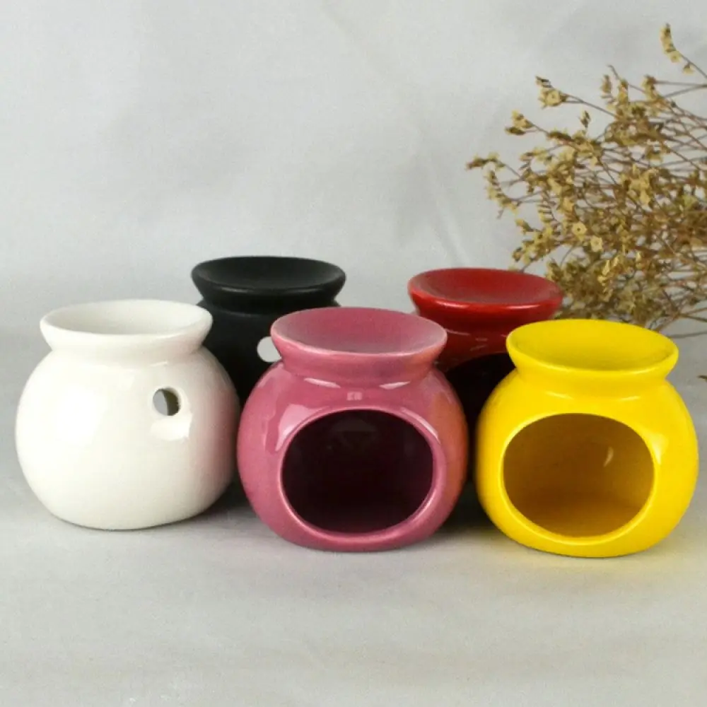 Elegant Ceramic Aroma Burner Minimalist Incense Holder Household Scent Diffuser Decorative Crafts Desktop Accessories