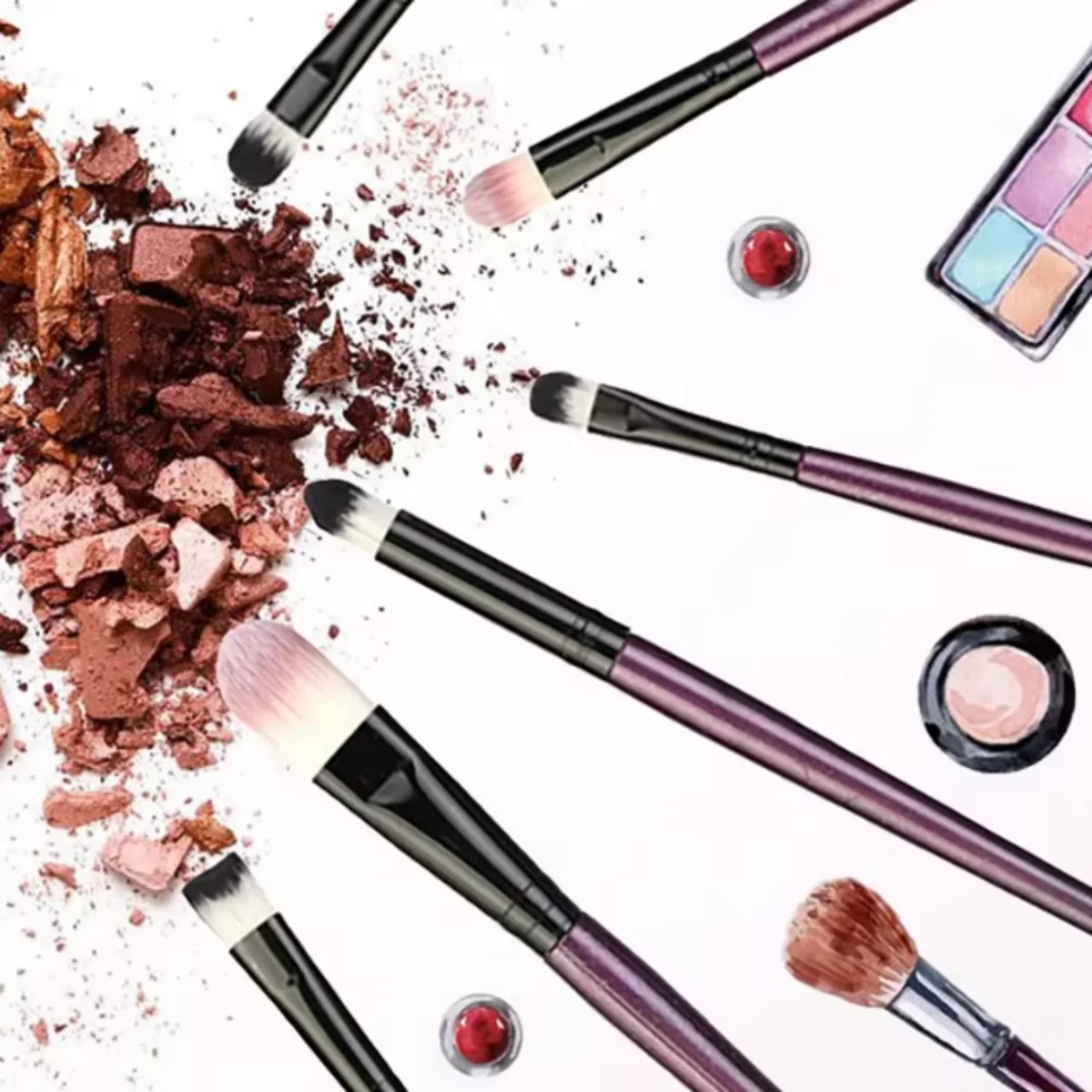 20Pcs Makeup Brush Set Eyeliner Brush Blending Brush Makeup Brushes for Cheeks Eye Cosmetic Foundation Brush Make Up Brushes