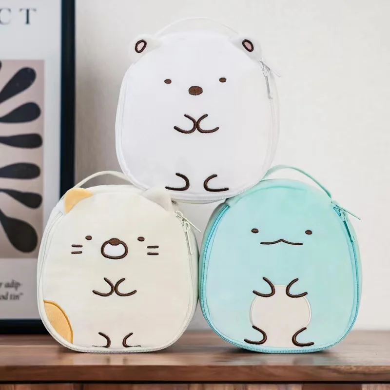 

Милая мультяшная сумка-органайзер для хранения с разделителями Sanx, ограниченная серия, журнальный уголок, биологический мягкий бархатный материал