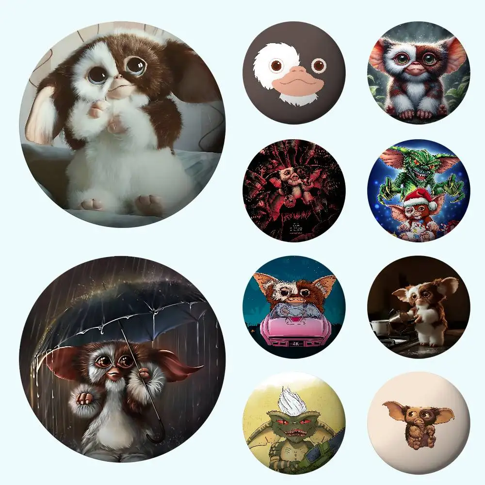 Insignias de película G-Gremlins, Pin de hojalata, botón personalizado de Anime, broche de la vieja escuela, insignia de Collar de dibujos animados, regalo