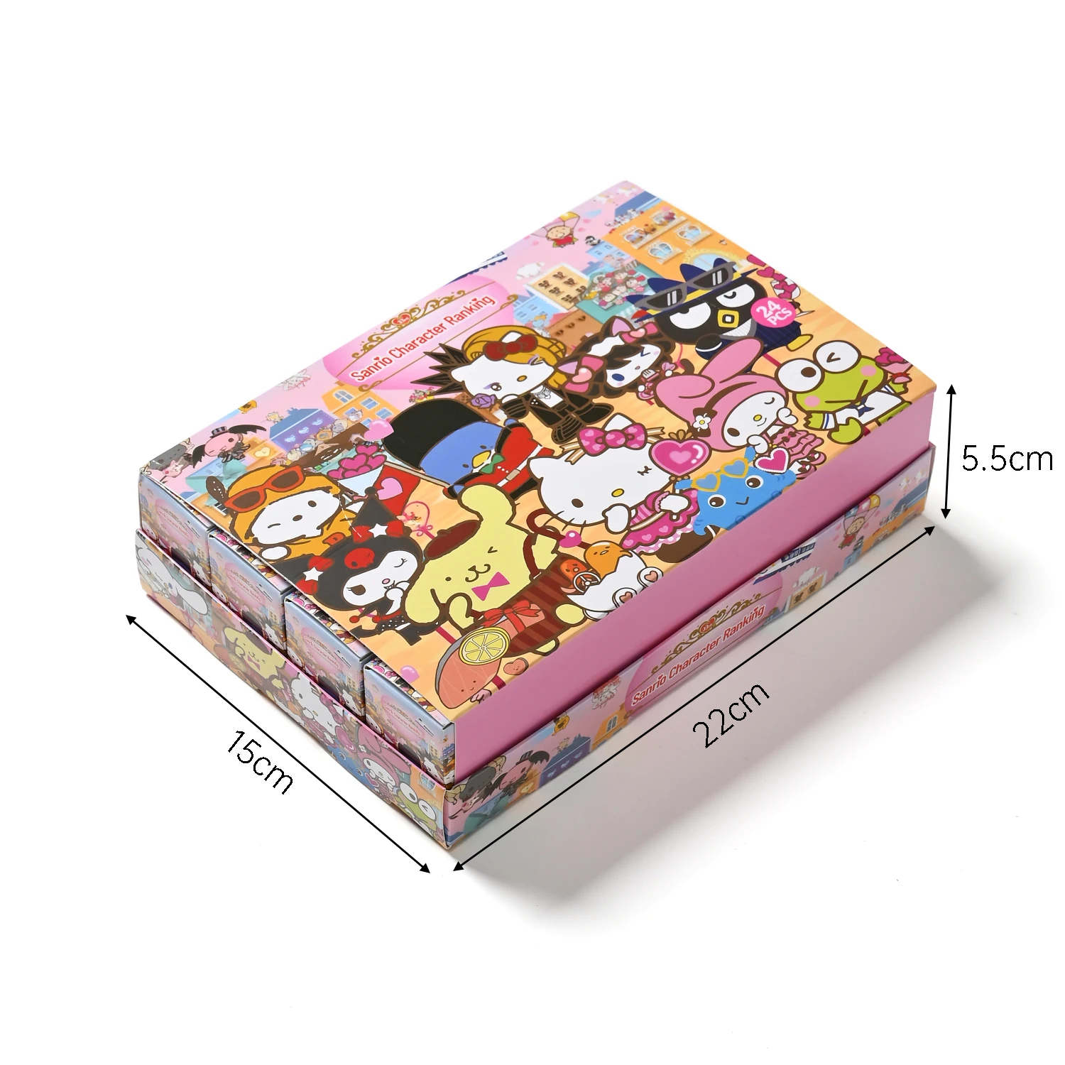 

2026 Sanrio 24Pcs/Set Hello Kuromi Blind Box Anime Figure Model Keychain Pendant Decorative Toy For Children's Christmas Gifts ﻿