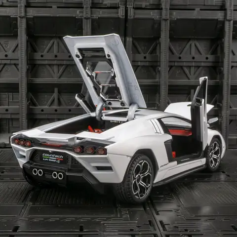 1:24 Lamborghini LPI800 alloy car model ornaments super running car  a children's toy car with sound and lighting functions