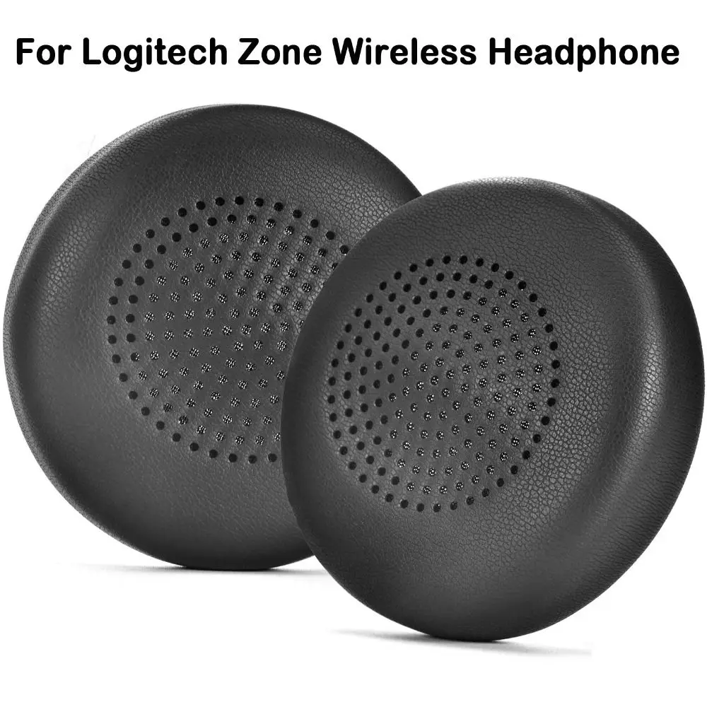 

1Pair Protein Leather Ear Pads Replacement Headphone Accessories Ear Cushion Sponge Foam for Logitech Zone Wireless