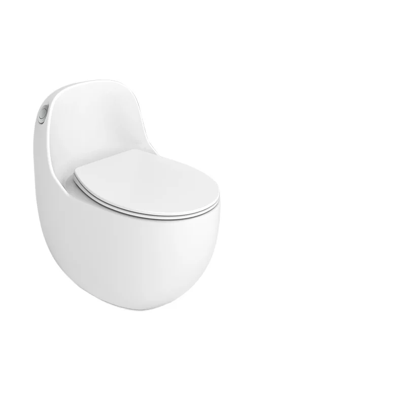 

New small egg toilet side press type household toilet siphon water-saving seat toilet 60096