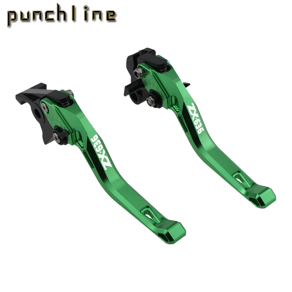 Fit For ZX-6R ZX-636 2019-2022 ZX-636 ZX636 ZX 636 Motorcycle CNC Accessories Short Brake Clutch Levers Adjustable Handle Set - Image 4