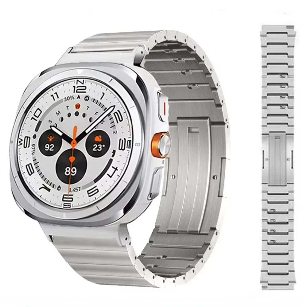 

Titanium Strap For Samsung Galaxy Watch Ultra Band Quick-release Link Bracelet Wristband For Galaxy Watch Ultra Lightweight Band
