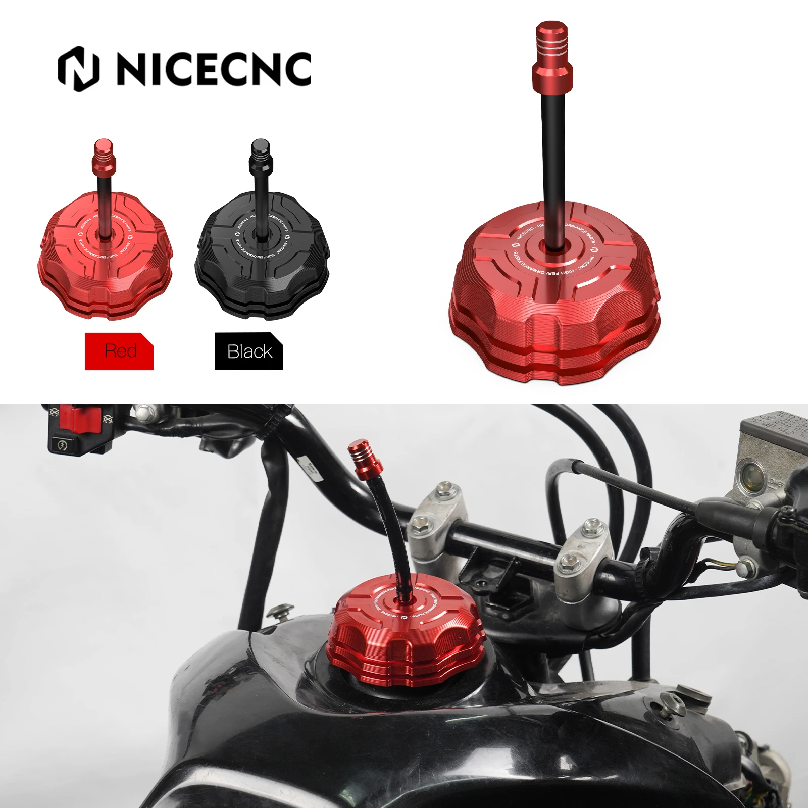 

ATV Fuel Tank Cap Gas Cap For Honda TRX450R 2006-2009 TRX450ER 2006-2014 2007 2008 2009 2010 11 12 13 450ER TRX 6061-T6 Aluminum