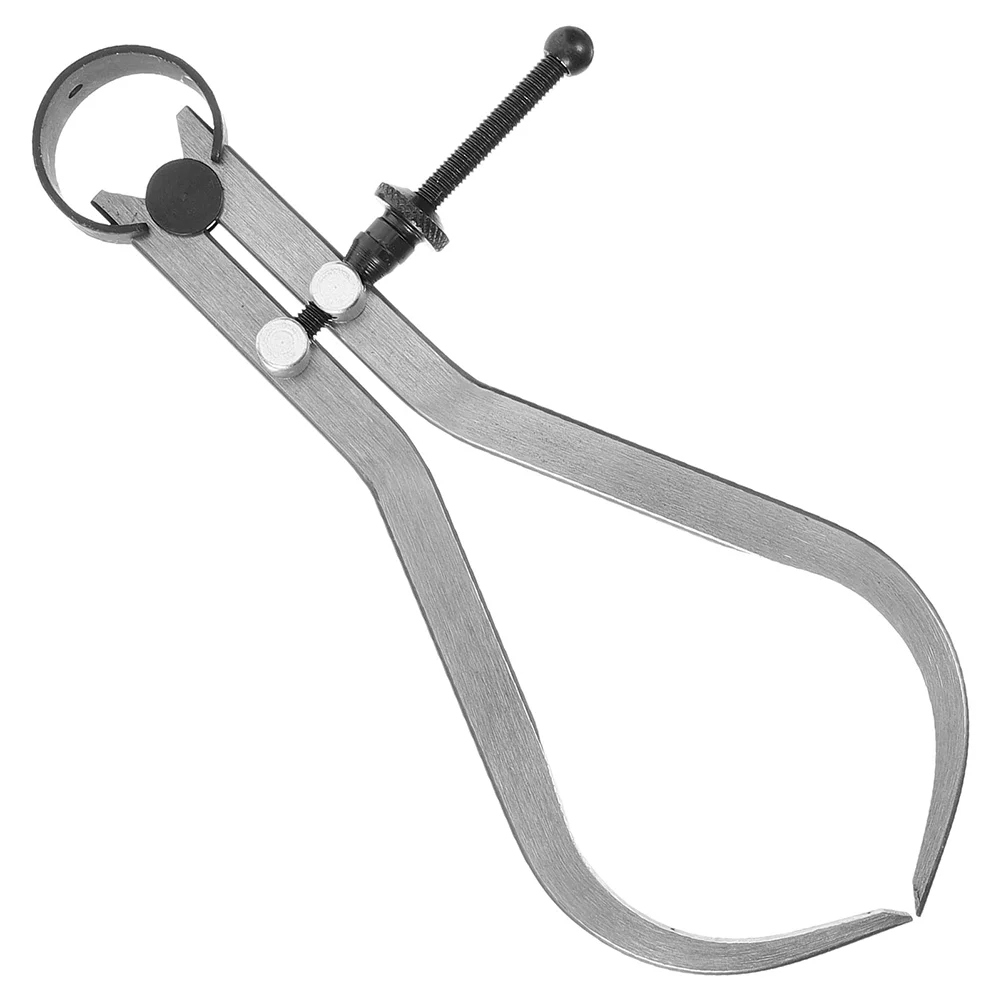 Calibrador redondo para carpintería de 100/150/200mm, calibrador Vernier exterior con resorte para torno de madera, herramienta de medición de alta precisión