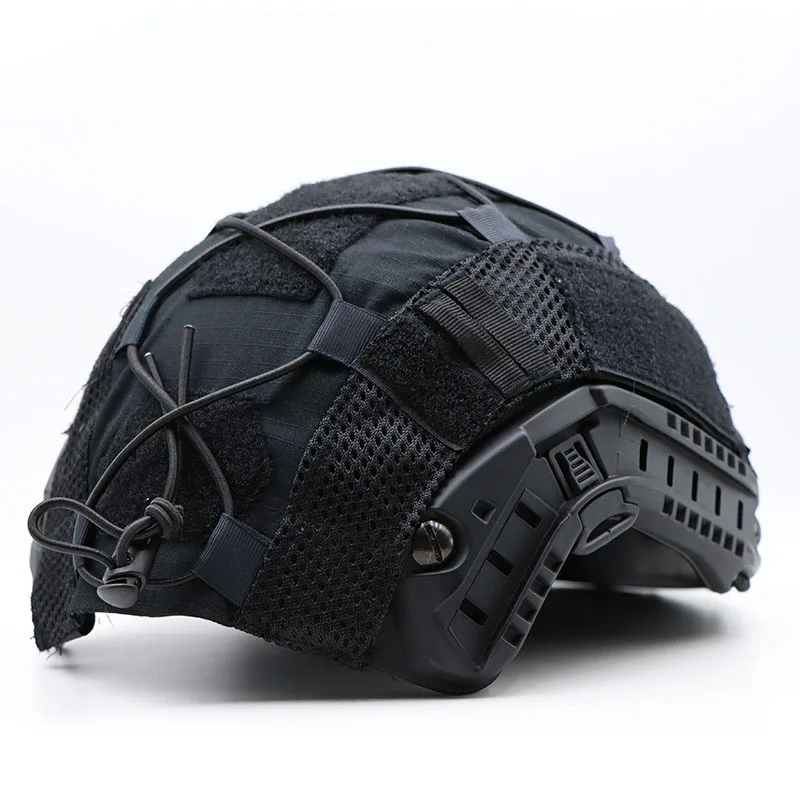 1PC Tactical Helmet Decorative Fabric For Fast Outdoor CS Camouflage Cycling Helmet Modification Cap Hood Rope Adjustment