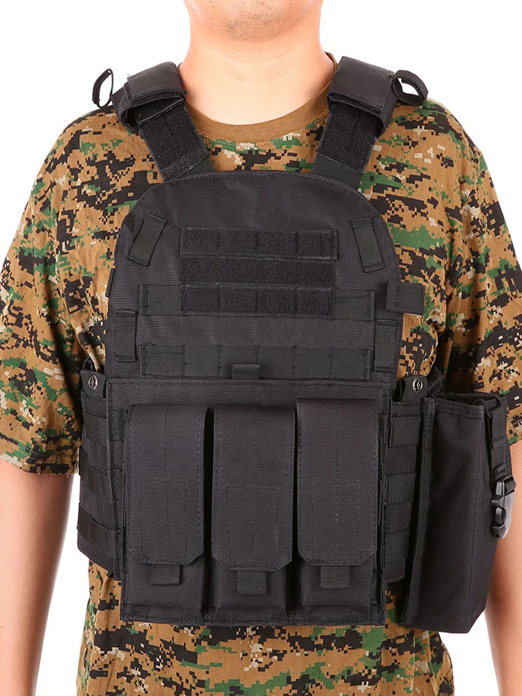 Tactical Vest Mens Tactical Hunting Vests Military Outdoor Men's Modular Vest Hunting Carrier CS Vest Molle Combat Assault