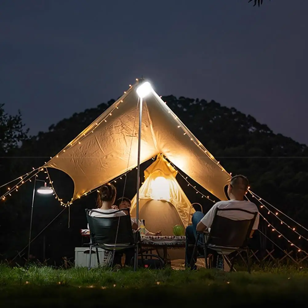 HOT Portable Outdoor Camping Lantern Multi-functional Mini Lamp USB Rechargeable Emergency Light for Outdoors Fishing