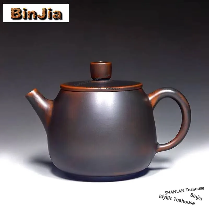 

220 мл китайский фиолетовый глиняный чайник ручной работы Qinzhou Nixing керамический чайник известные майстеры на заказ Zisha набор красота заварочный ремесло