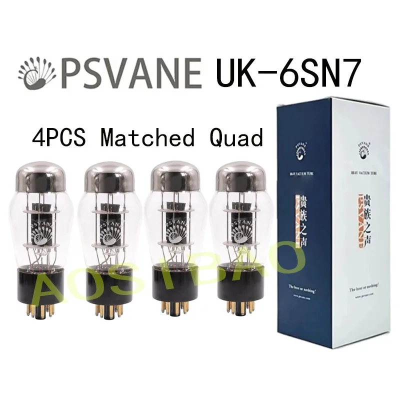 

PSVANE UK-6SN7 UK6SN7 Лампа для замены CV181 6SN7 6N8P 6H8C WE6SN7 HIFI Аудиоклапан Электронный ламповый усилитель DIY Соответствие
