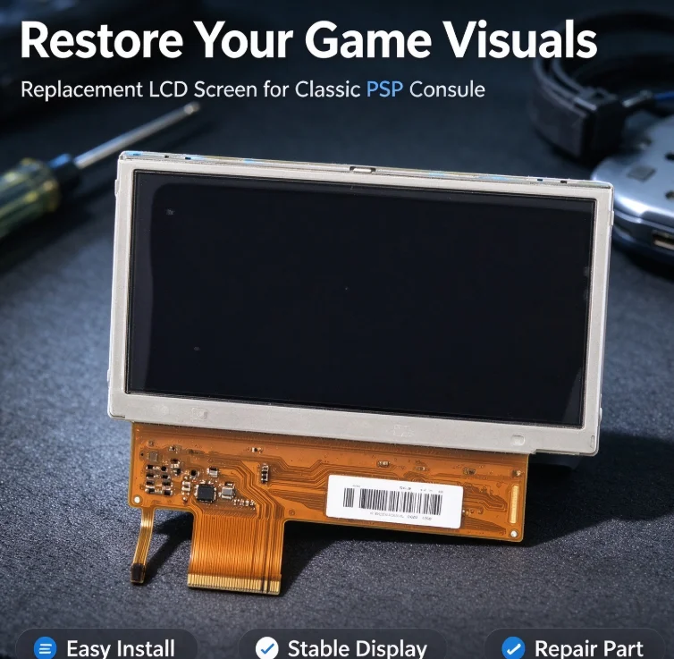 New LCD Display Screen Replacement Repair Accessories for PSP1000 PSP2000 PSP3000 Handheld Console Game Accessories